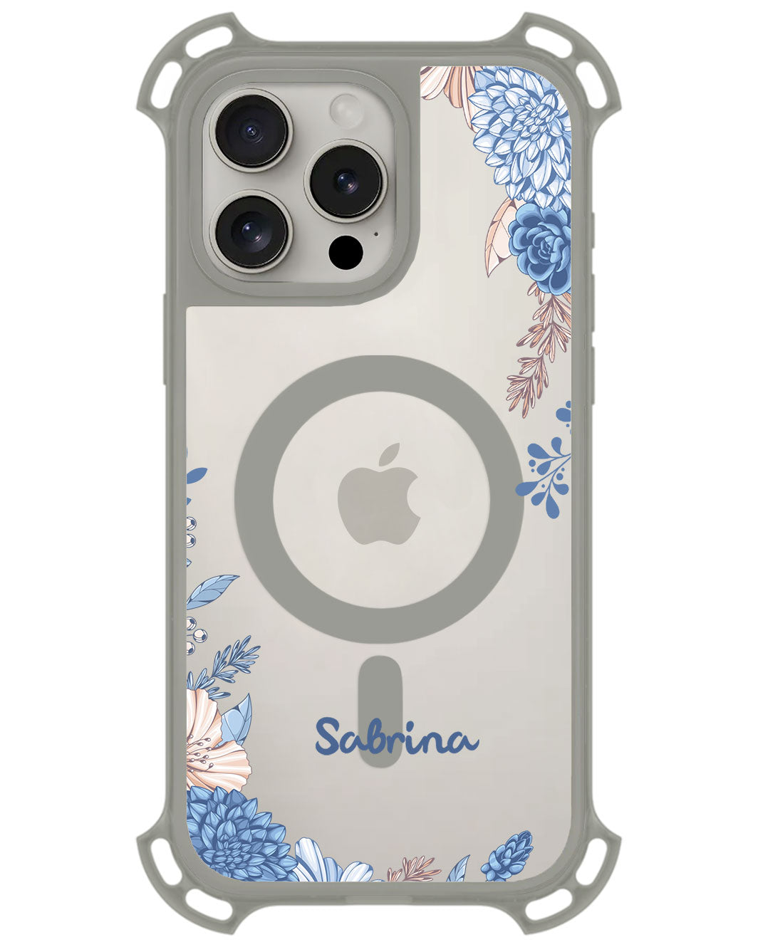 iPhone Rearguard UltimateZ - Blue Florals