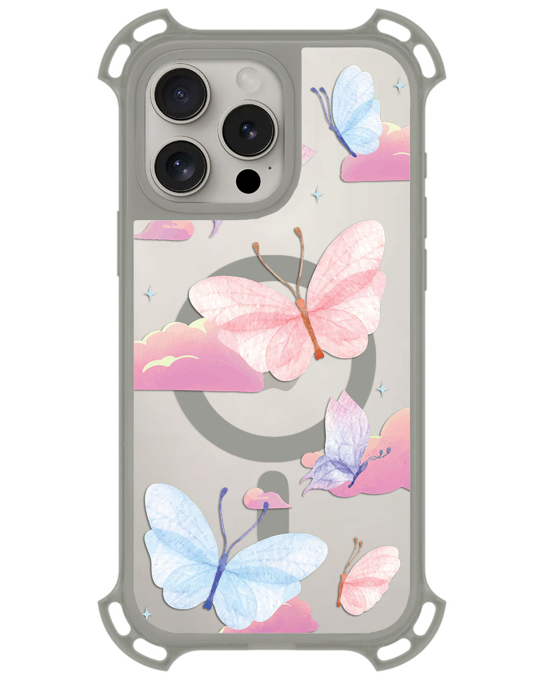 iPhone Rearguard UltimateZ - Butterfly & Clouds