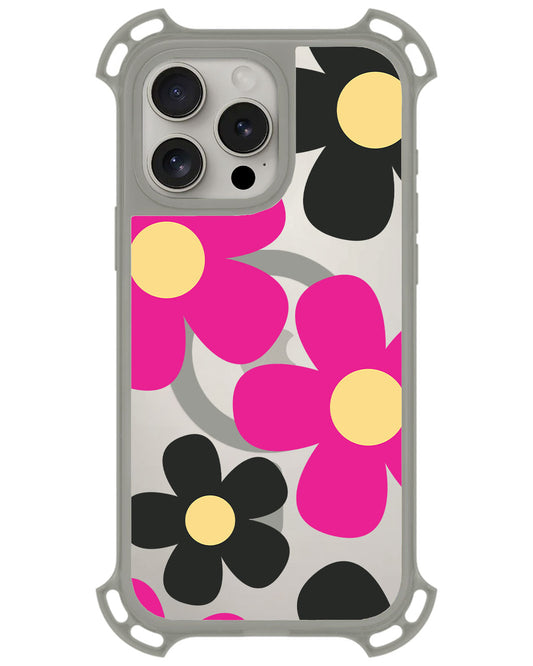 iPhone Rearguard UltimateZ - Daisy Hot Pink