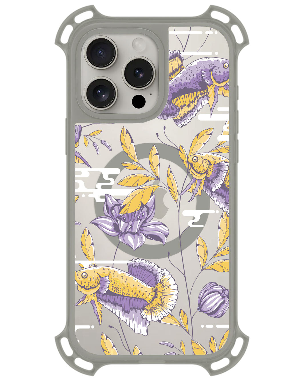 iPhone Rearguard UltimateZ - Fish & Floral 5.0
