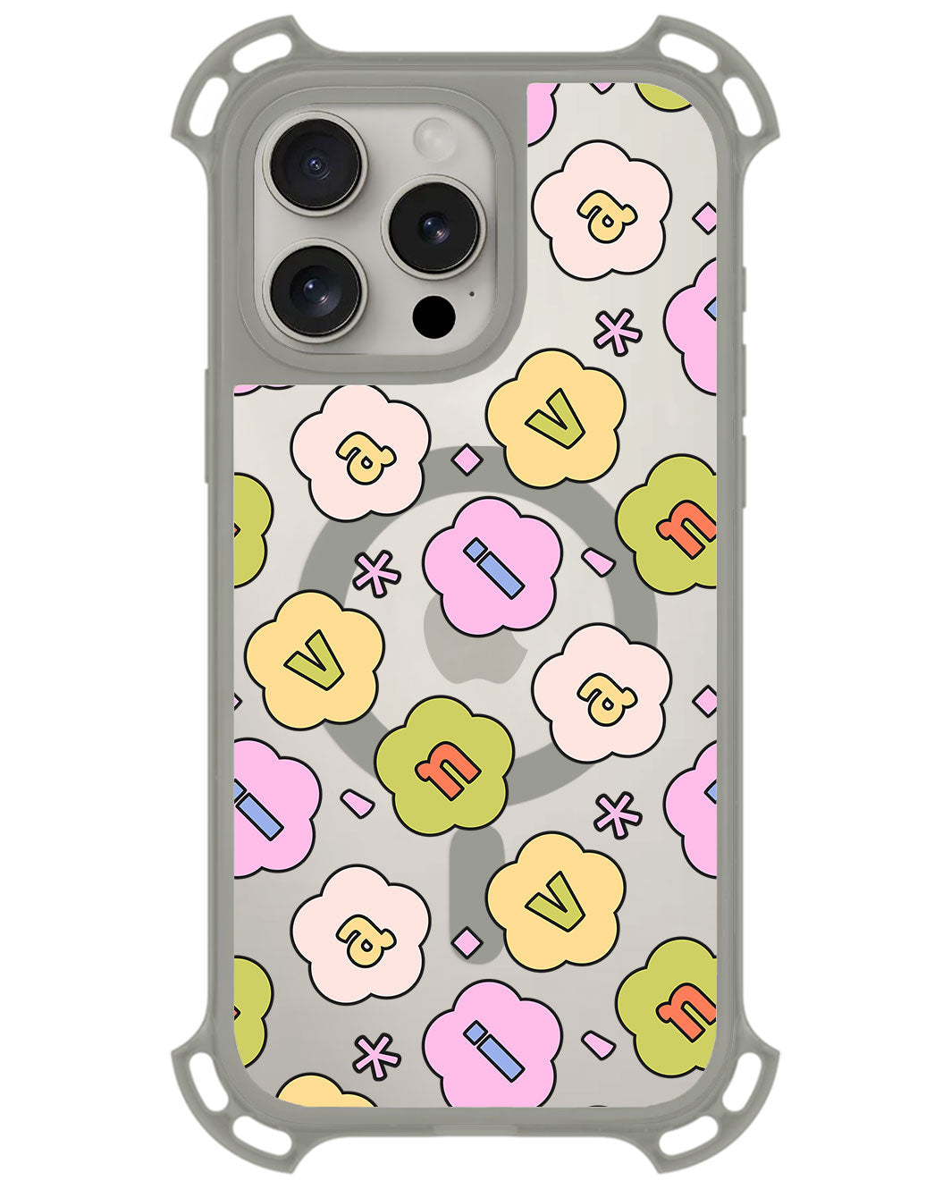 iPhone Rearguard UltimateZ - CUSTOM MONOGRAM 3.0 Flower Petals 1.0