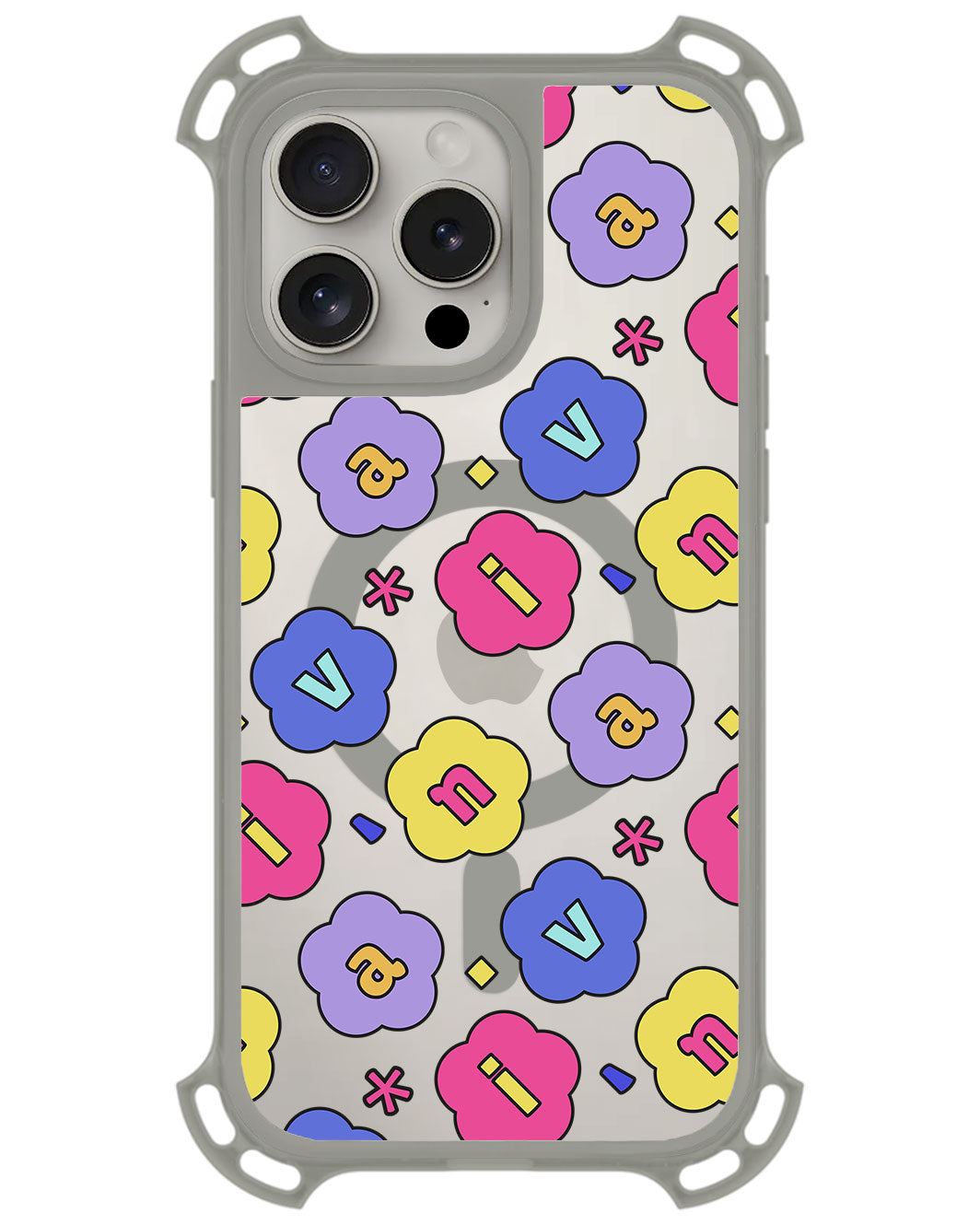 iPhone Rearguard UltimateZ - CUSTOM MONOGRAM 3.0 Flower Petals 2.0