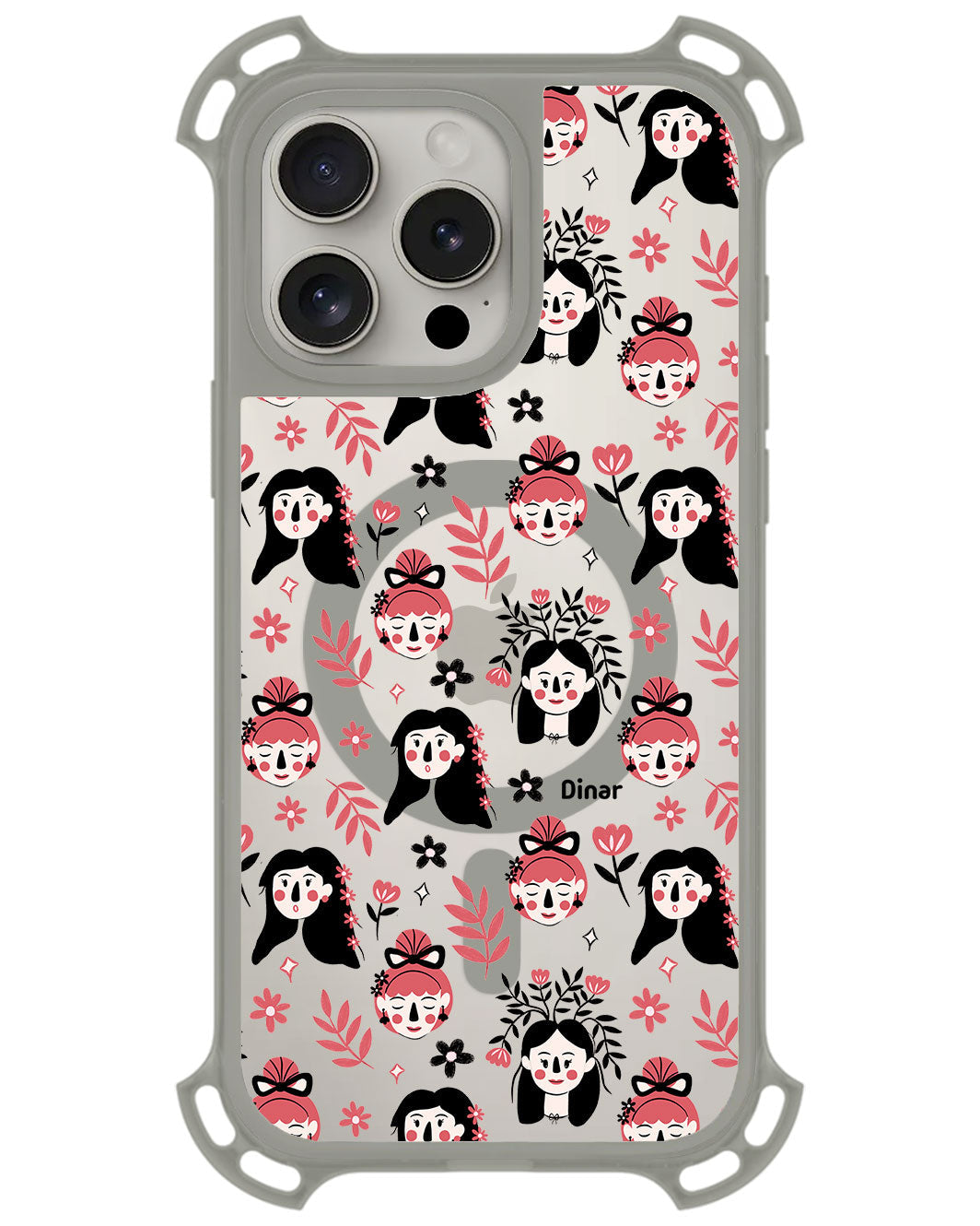 iPhone Rearguard UltimateZ - Flowery Faces