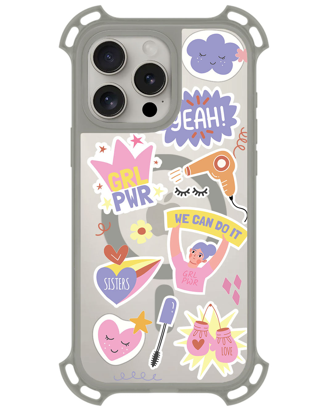 iPhone Rearguard UltimateZ - Girl Power Sticker Pack