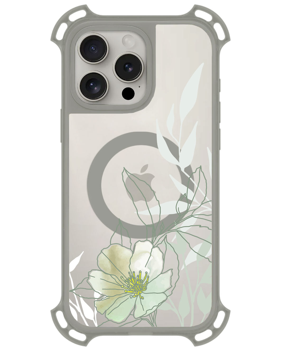 iPhone Rearguard UltimateZ - Green Mint Lily