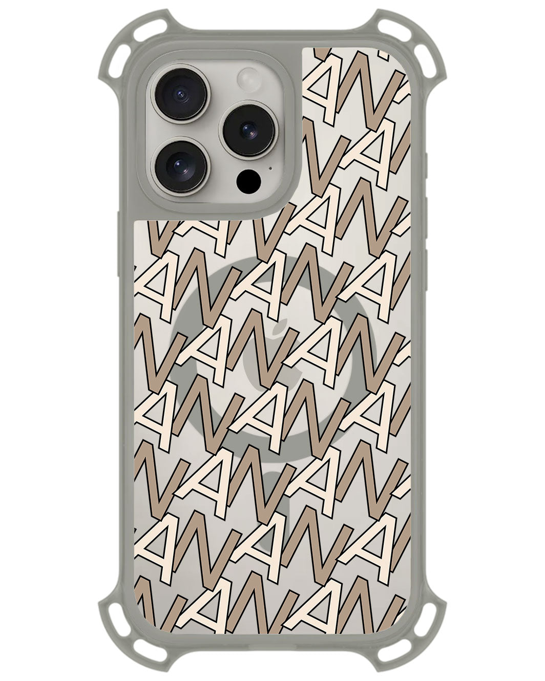iPhone Rearguard UltimateZ - CUSTOM MONOGRAM 3.0 Initial 4.0