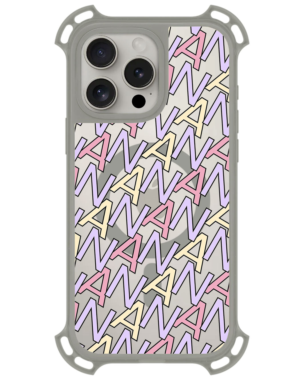 iPhone Rearguard UltimateZ - CUSTOM MONOGRAM 3.0 Initial 5.0