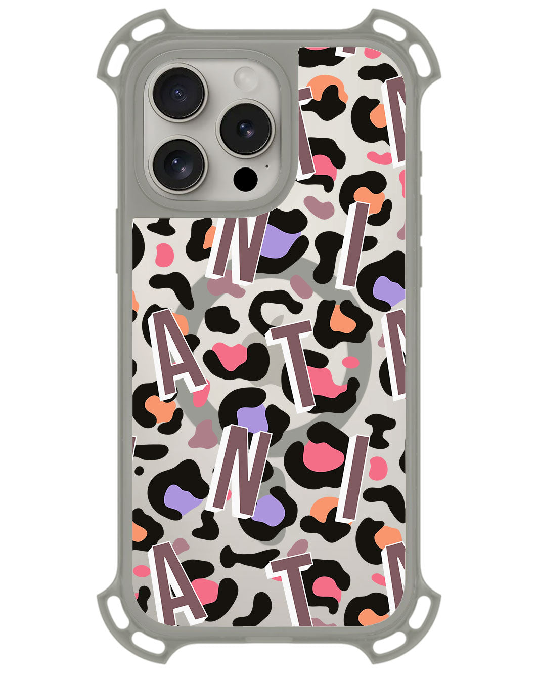 iPhone Rearguard UltimateZ - CUSTOM MONOGRAM 3.0 Leopard 5.0