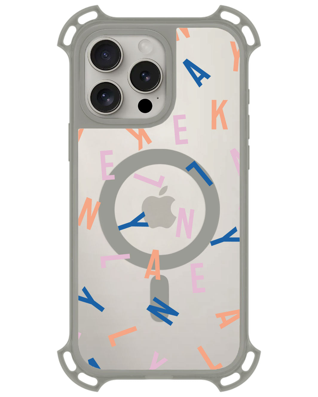 iPhone Rearguard UltimateZ - CUSTOM MONOGRAM 1.0 Rainbow
