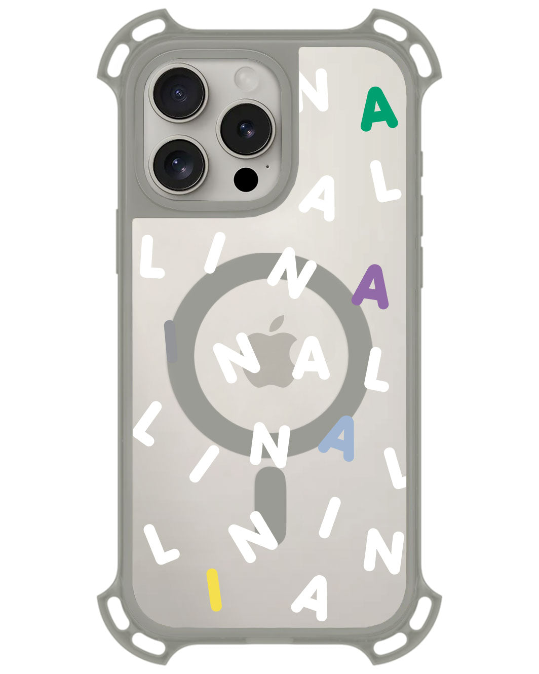 iPhone Rearguard UltimateZ - CUSTOM MONOGRAM 2.0 White