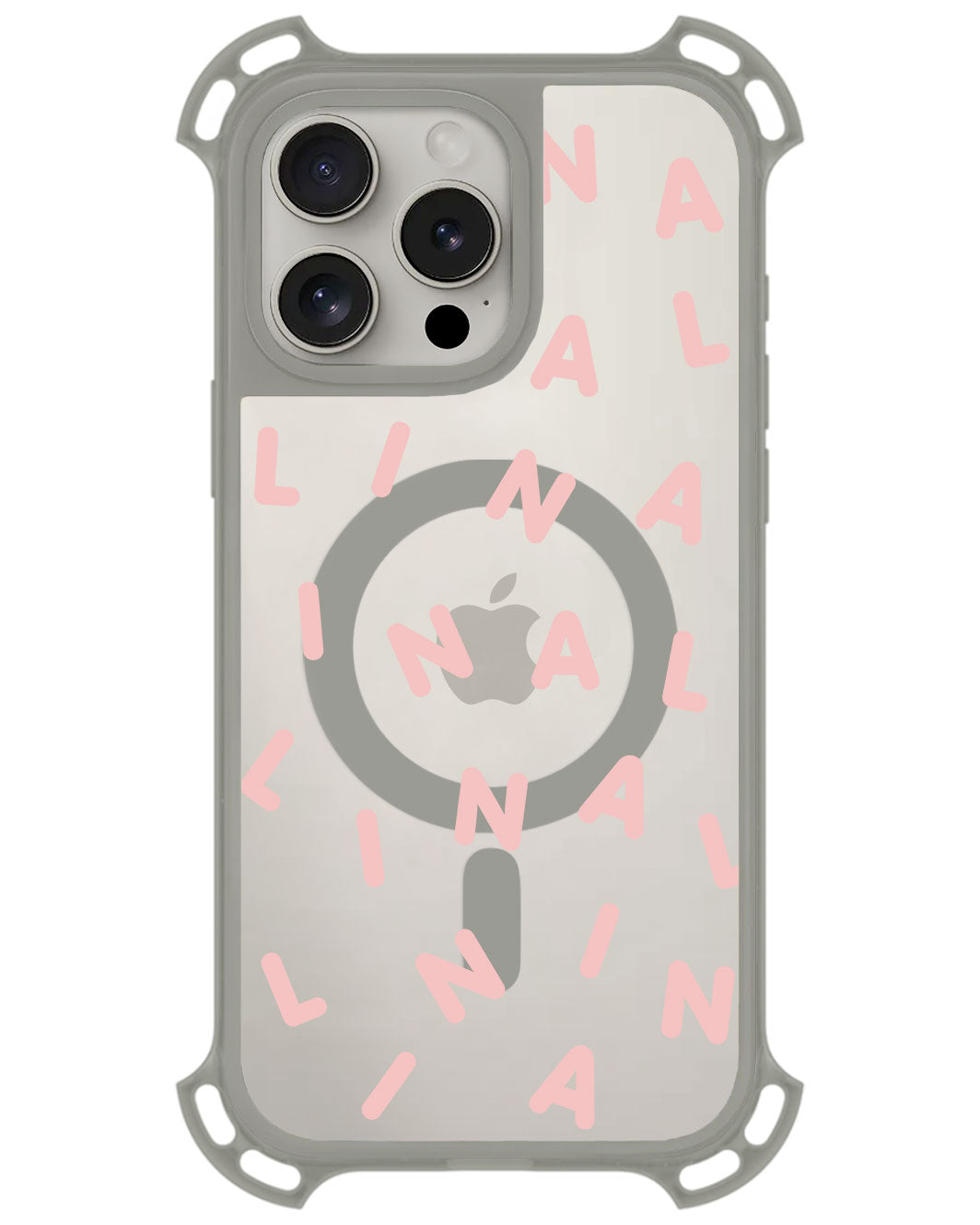 iPhone Rearguard UltimateZ - CUSTOM MONOGRAM 2.0 Rosewater