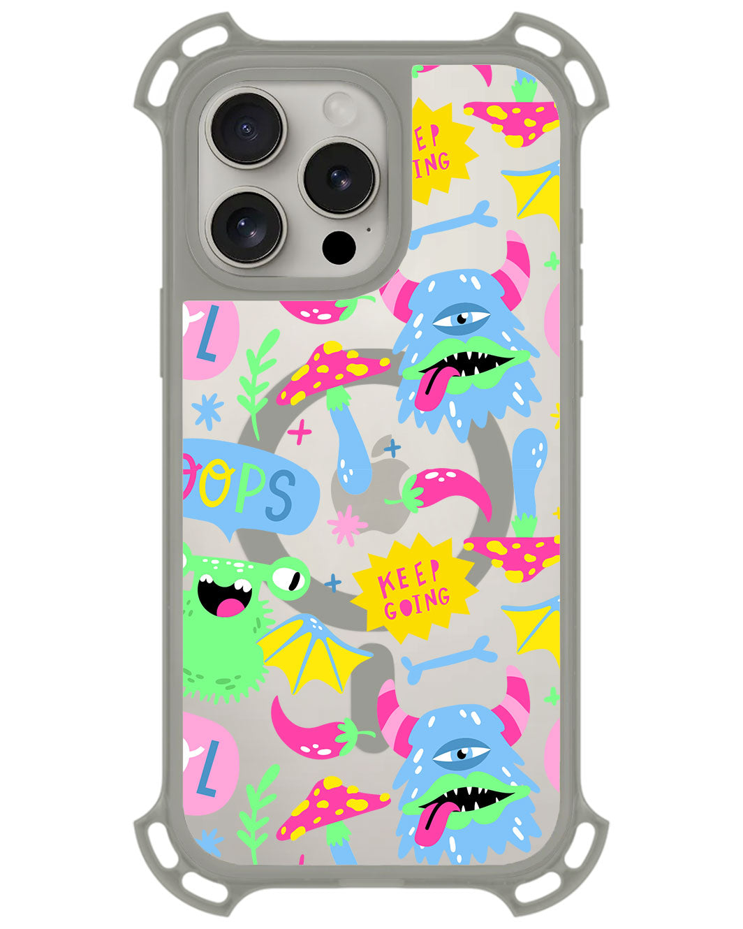 iPhone Rearguard UltimateZ - Monster say Keep Going