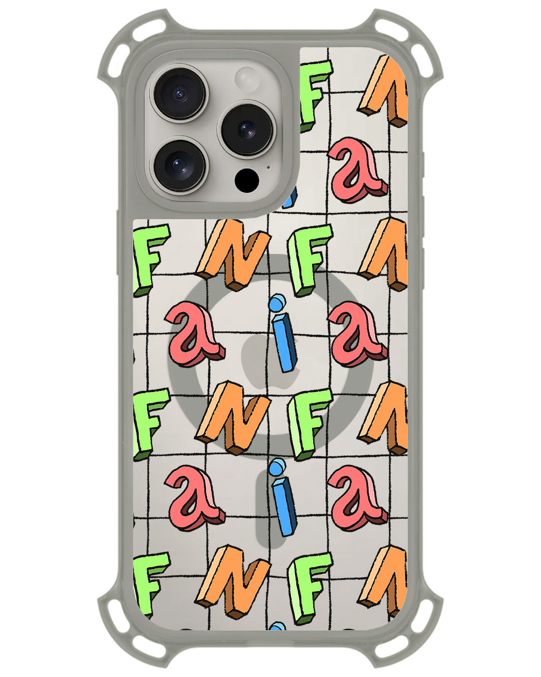 iPhone Rearguard UltimateZ - Playful Monogram