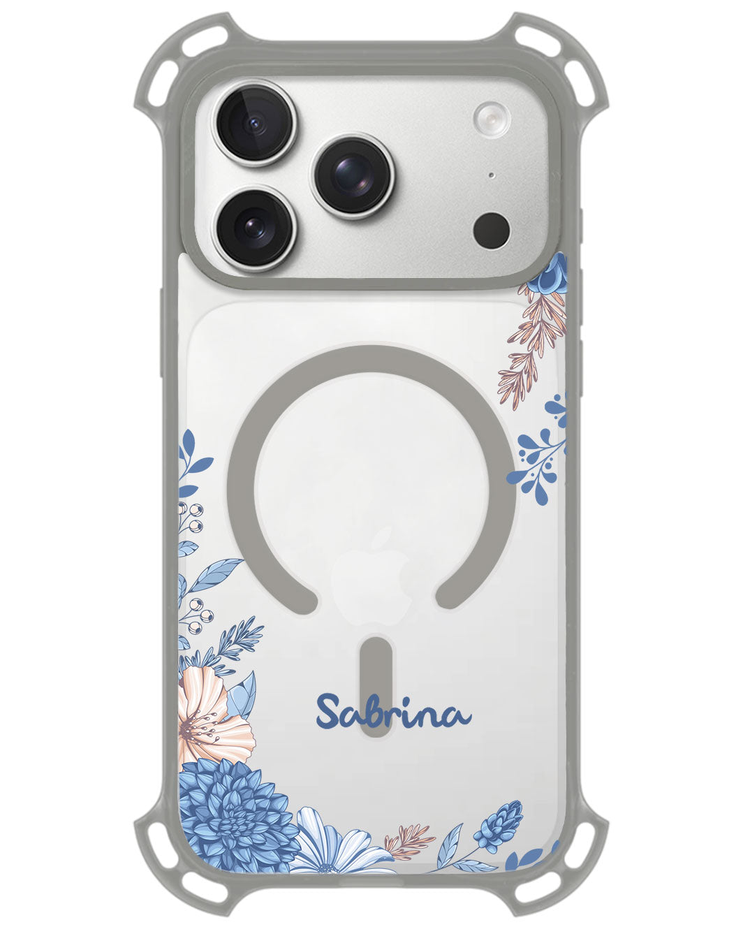 iPhone Rearguard UltimateZ - Blue Florals