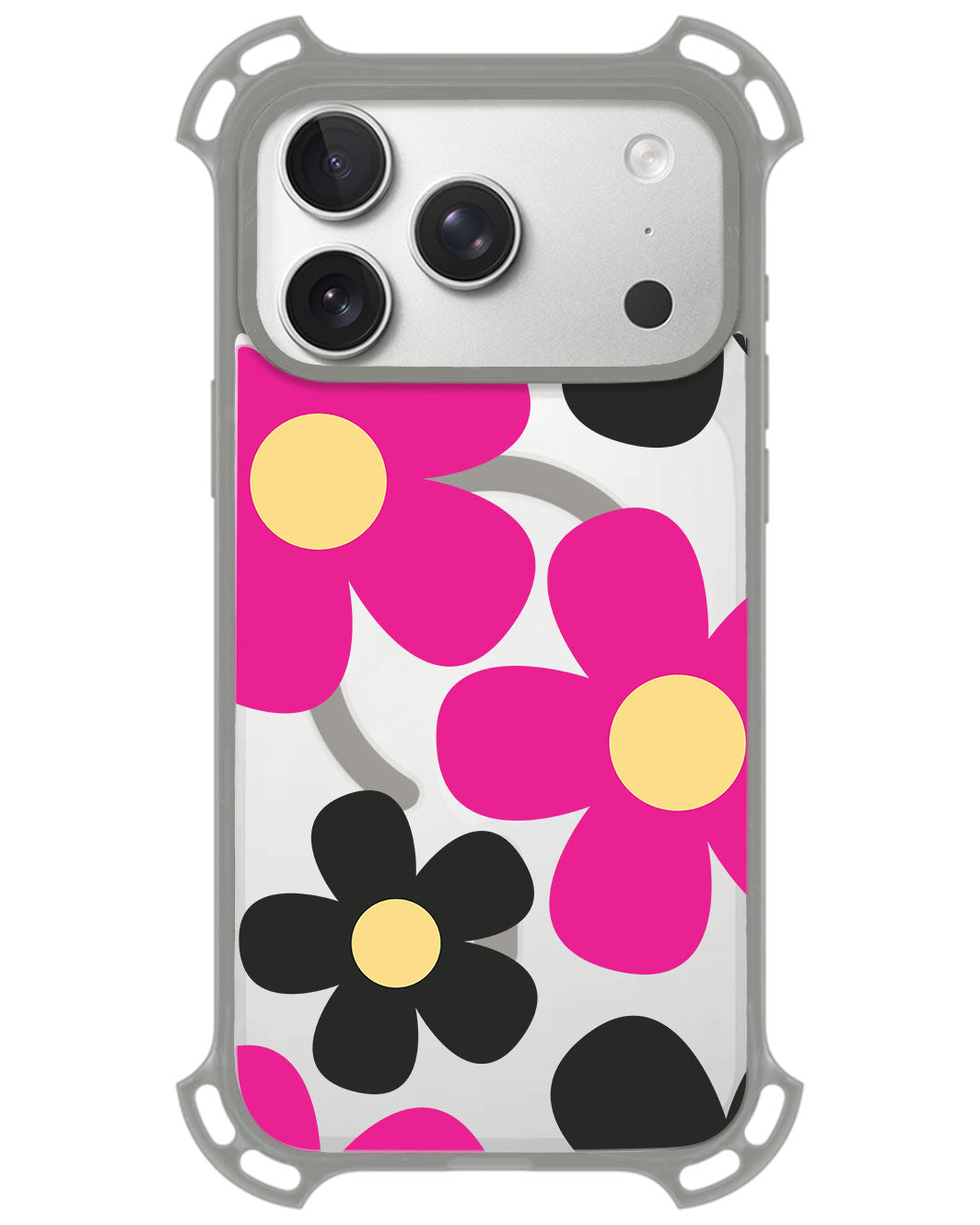 iPhone Rearguard UltimateZ - Daisy Hot Pink