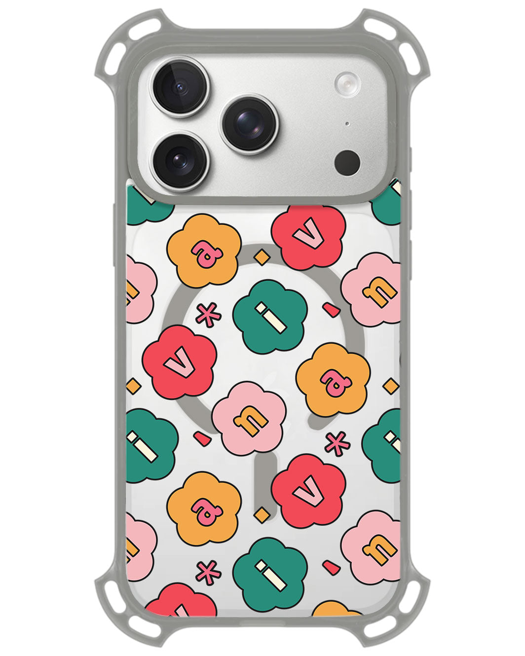 iPhone Rearguard UltimateZ - CUSTOM MONOGRAM 3.0 Flower Petals 3.0