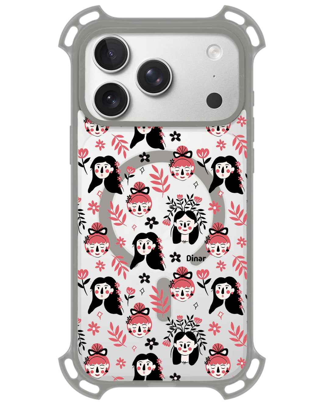 iPhone Rearguard UltimateZ - Flowery Faces
