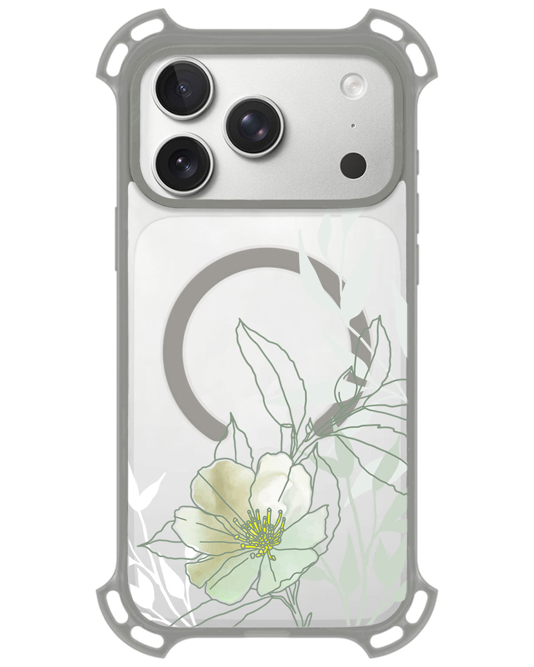 iPhone Rearguard UltimateZ - Green Mint Lily