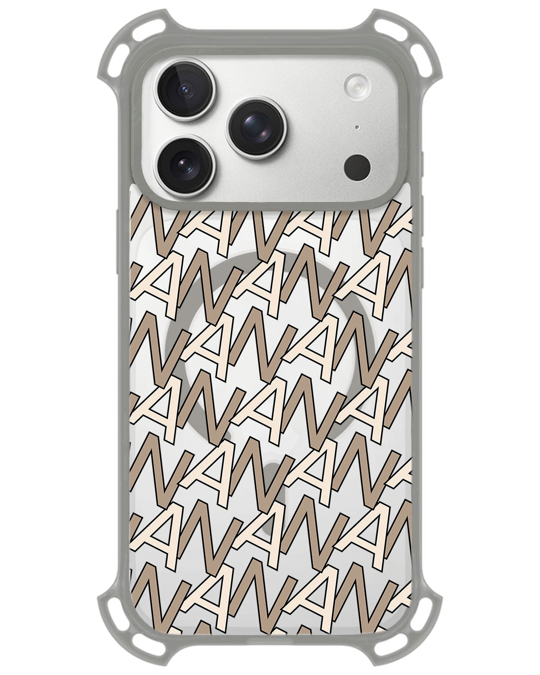 iPhone Rearguard UltimateZ - CUSTOM MONOGRAM 3.0 Initial 4.0
