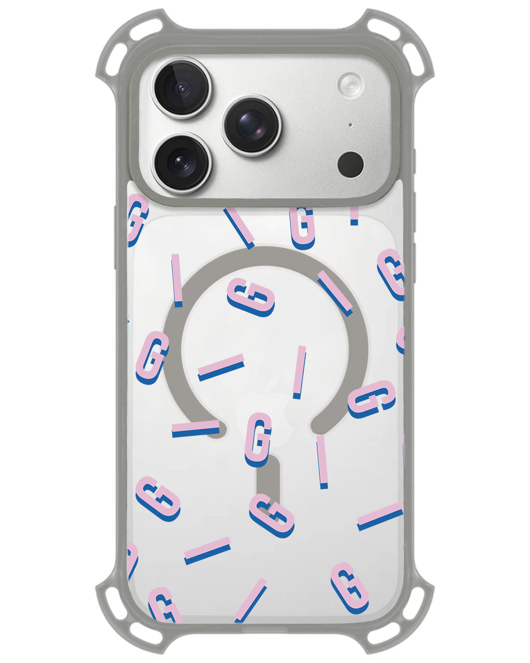 iPhone Rearguard UltimateZ - CUSTOM MONOGRAM 1.0 Cotton Candy