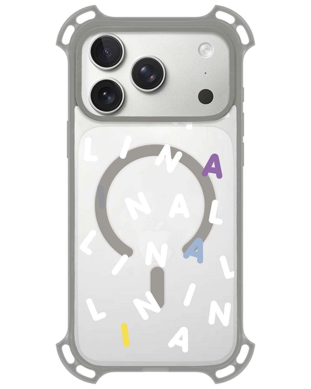 iPhone Rearguard UltimateZ - CUSTOM MONOGRAM 2.0 White