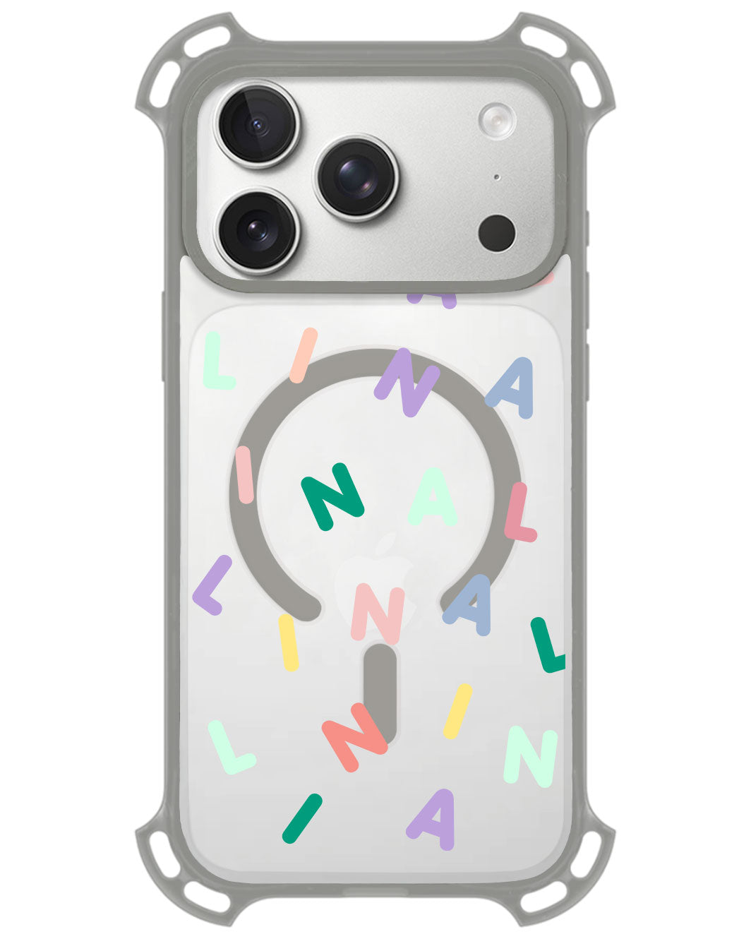 iPhone Rearguard UltimateZ - CUSTOM MONOGRAM 2.0 Rainbow
