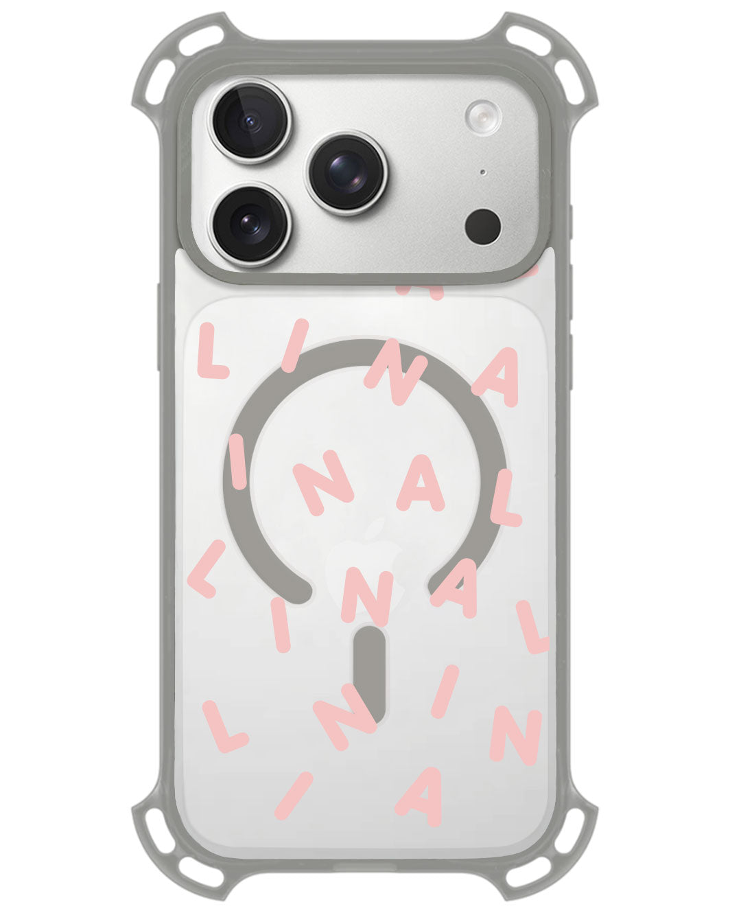 iPhone Rearguard UltimateZ - CUSTOM MONOGRAM 2.0 Rosewater