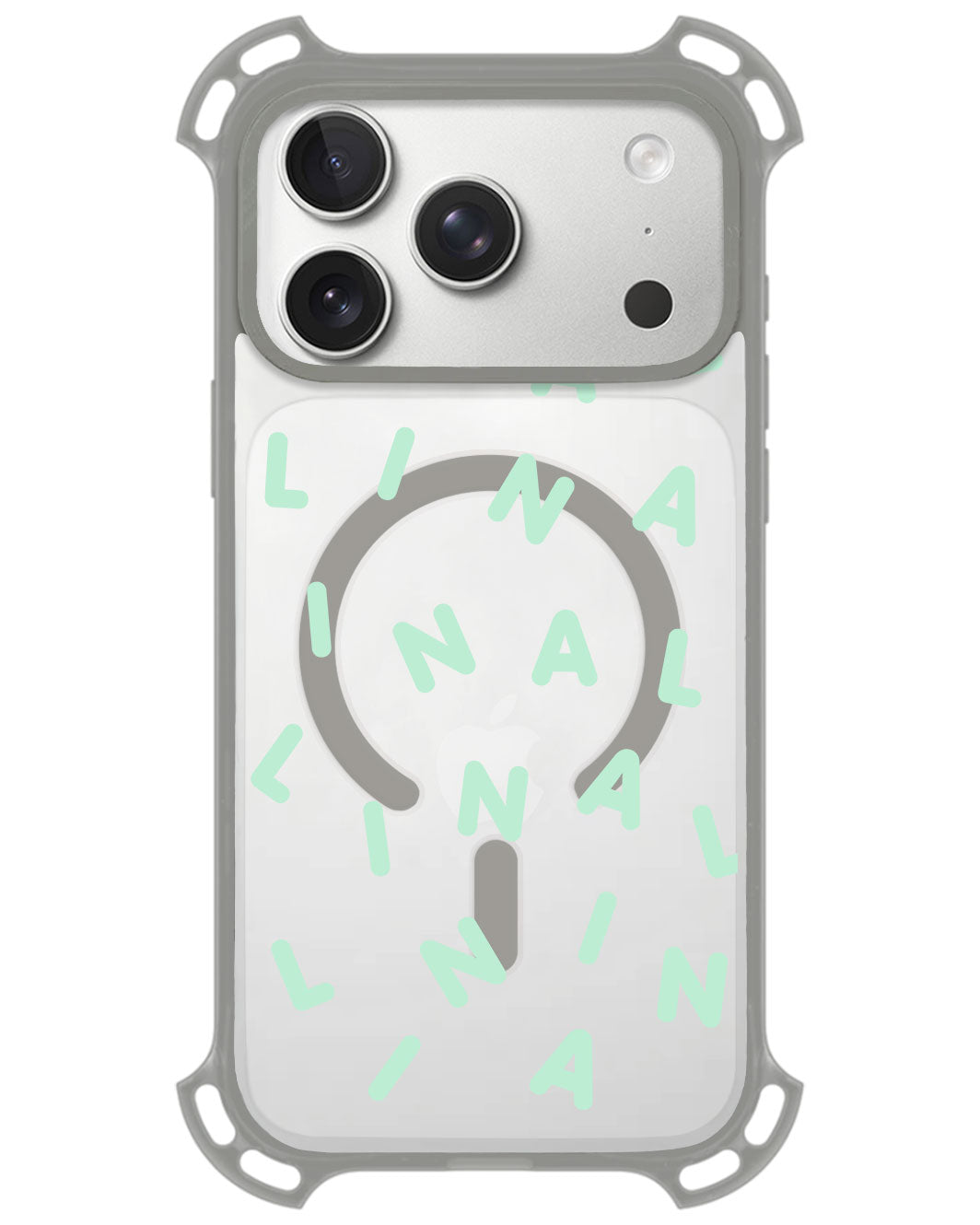 iPhone Rearguard UltimateZ - CUSTOM MONOGRAM 2.0 Tosca