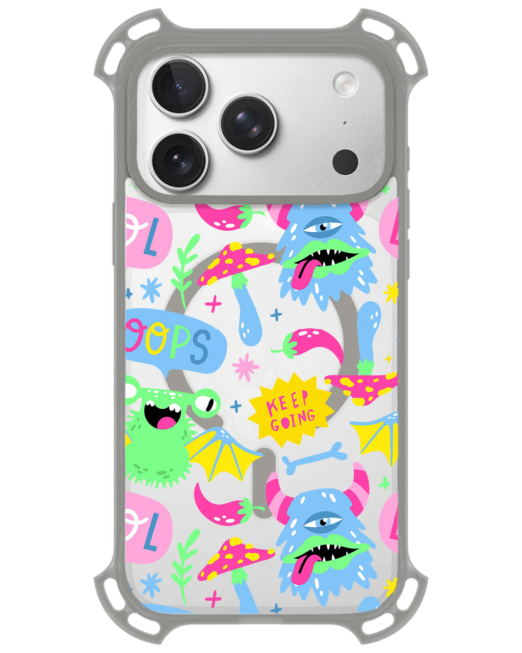 iPhone Rearguard UltimateZ - Monster say Keep Going