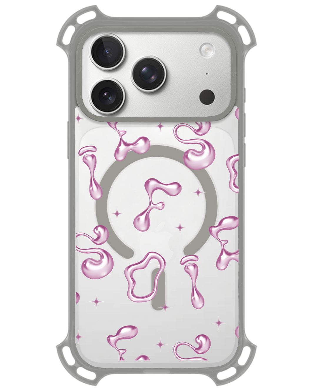 iPhone Rearguard UltimateZ - Pink Chrome Monogram