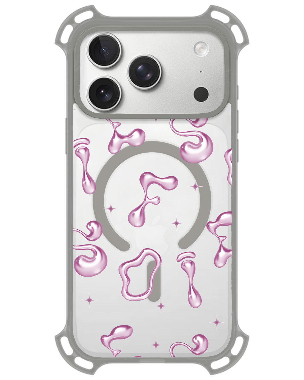 iPhone Rearguard UltimateZ - Pink Chrome Monogram