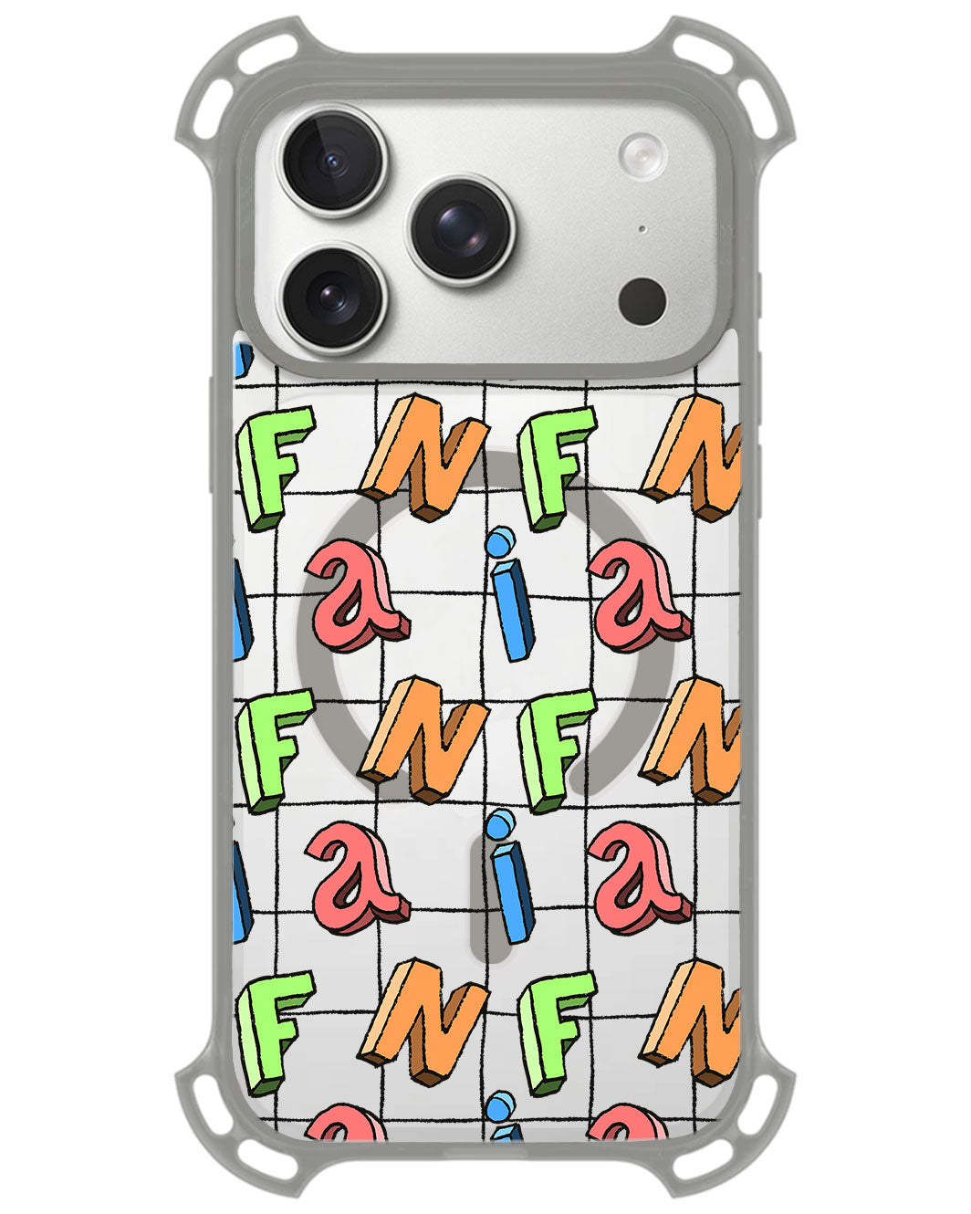 iPhone Rearguard UltimateZ - Playful Monogram