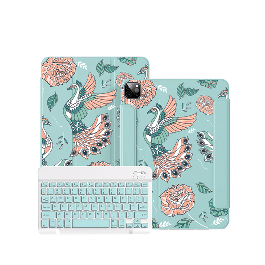 ฝาพับคีย์บอร์ดไร้สายสำหรับ iPad / Android - Bird of Paradise 3.0