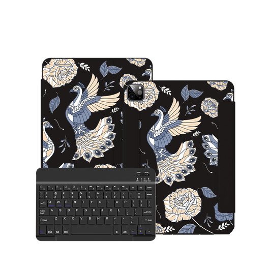 ฝาพับคีย์บอร์ดไร้สายสำหรับ iPad / Android Tab - Bird of Paradise 6.0