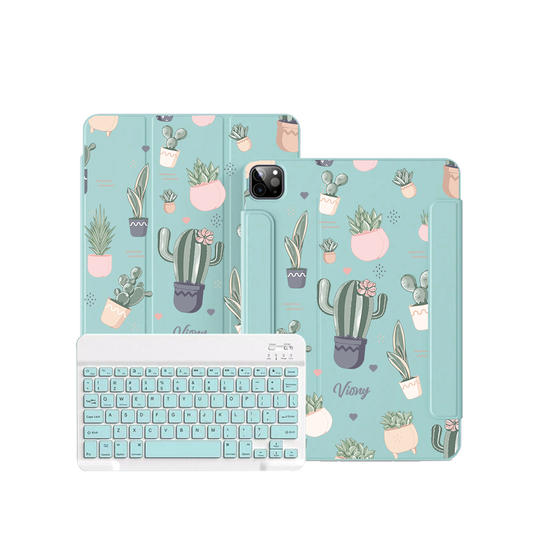 ฝาพับคีย์บอร์ดไร้สายสำหรับ iPad / Android - Cactus 2.0