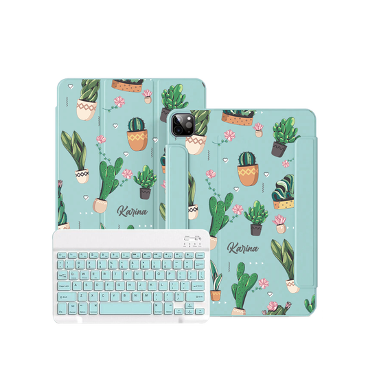 ฝาพับคีย์บอร์ดไร้สายสำหรับ iPad / Android - Cactus 3.0