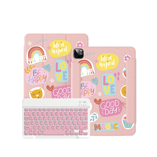 ฝาพับคีย์บอร์ดไร้สายสำหรับ iPad / Android - Good Day 1.0