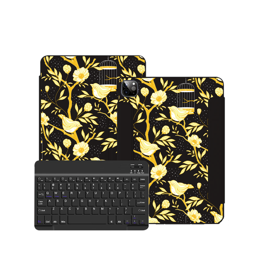 ฝาพับคีย์บอร์ดไร้สายสำหรับ iPad / Android Tab - Lovebird Monochrome 2.0