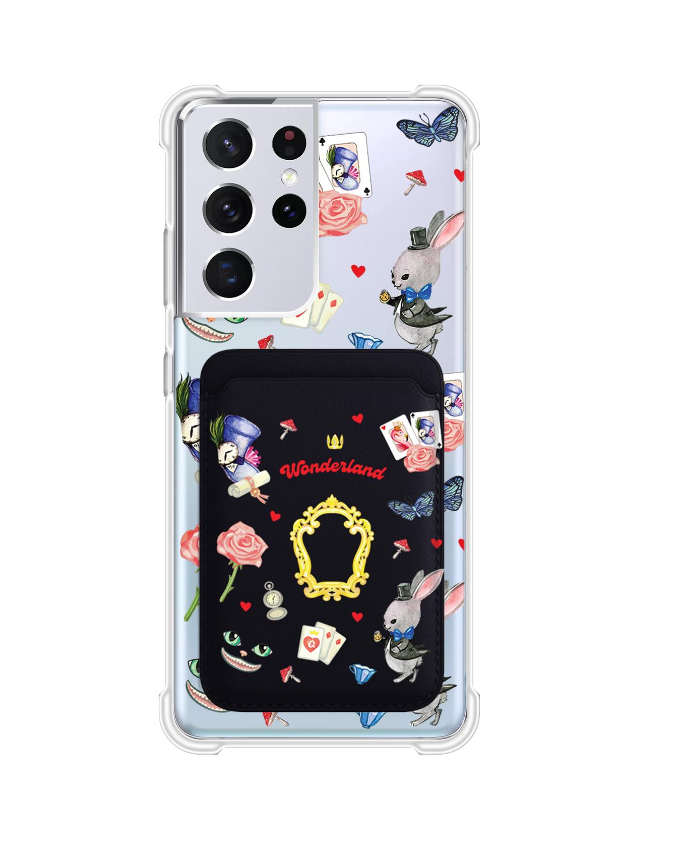 Android Magnetic Wallet Case - Wonderland