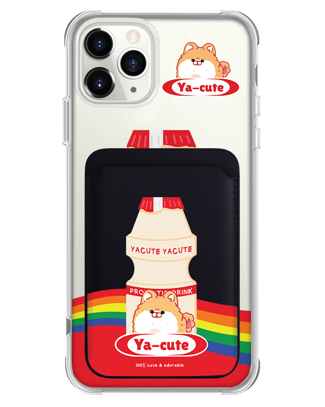 iPhone Magnetic Wallet Case - Yacute Dog