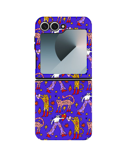 Android Flip Rearguard Defender - Violet Meow