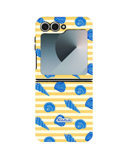 Android Flip Rearguard Defender - Blue Sea Shells