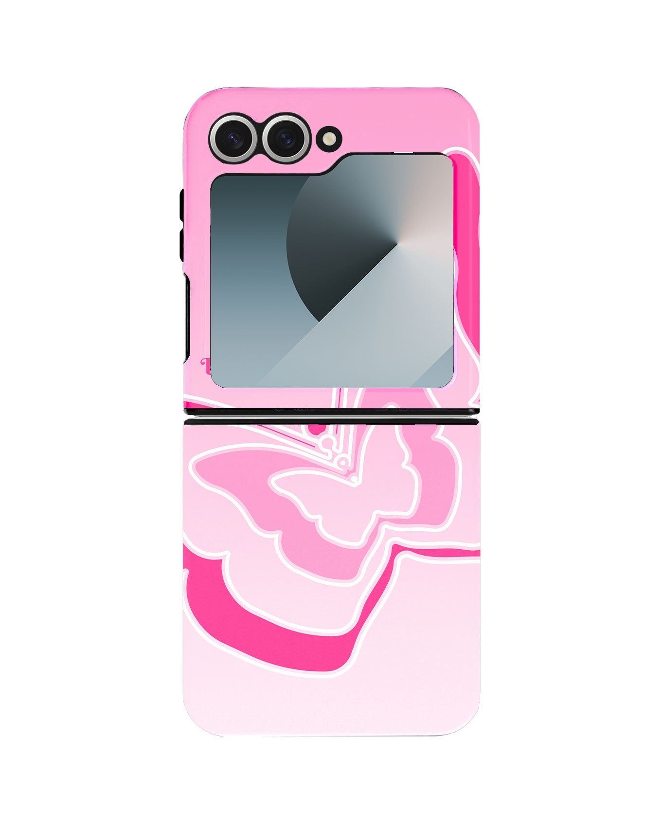 Android Flip Rearguard Defender - Butterfly Mirror Pink