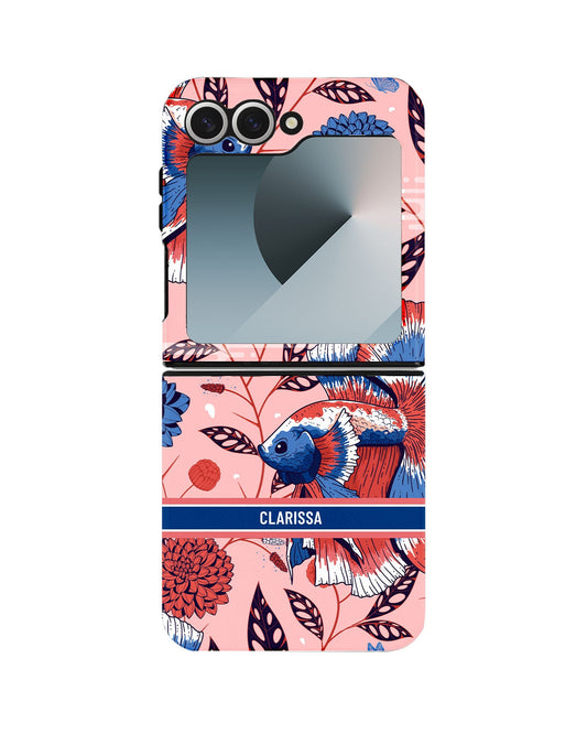 Android Flip Rearguard Defender - Fish & Floral 2.0