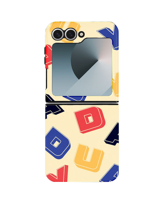 Android Flip Rearguard Defender - Cool Monogram