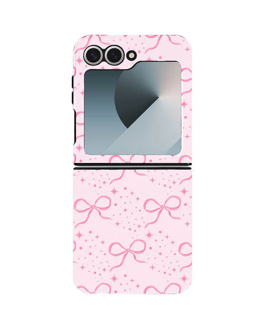 Android Flip Rearguard Defender - Coquette Glittery Bow