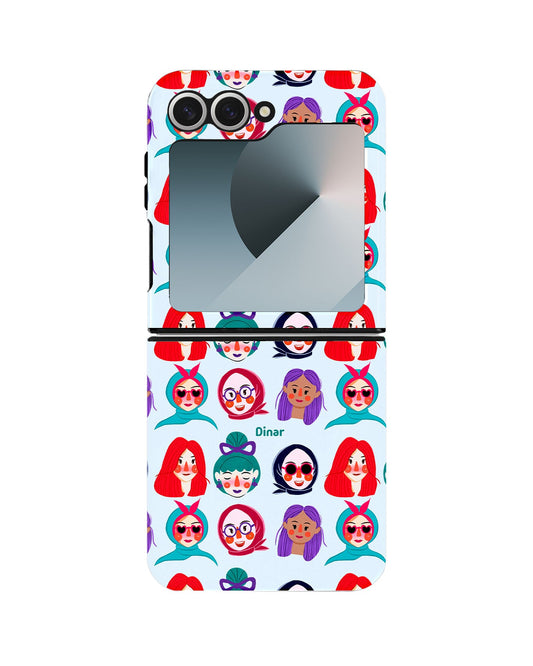 Android Flip Rearguard Defender - Cute Sweety Faces