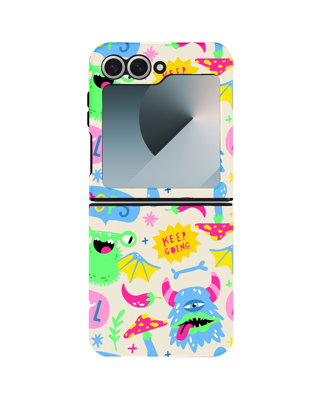 Android Flip Rearguard Defender - Monster Say Keep Going