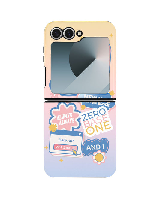 Android Flip Rearguard Defender - Zerobaseone Song Sticker Pack