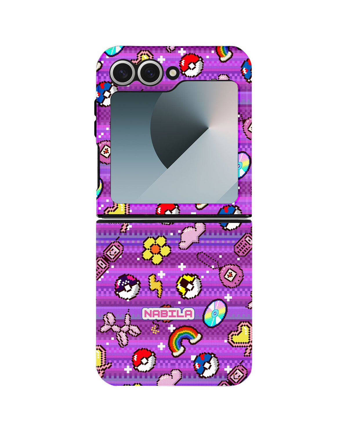 Android Flip Rearguard Defender - Pink Glitch